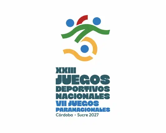 Logotipo oficial de los XXIII Juegos Nacionales y VII Paranacionales — Córdoba–Sucre 2027.