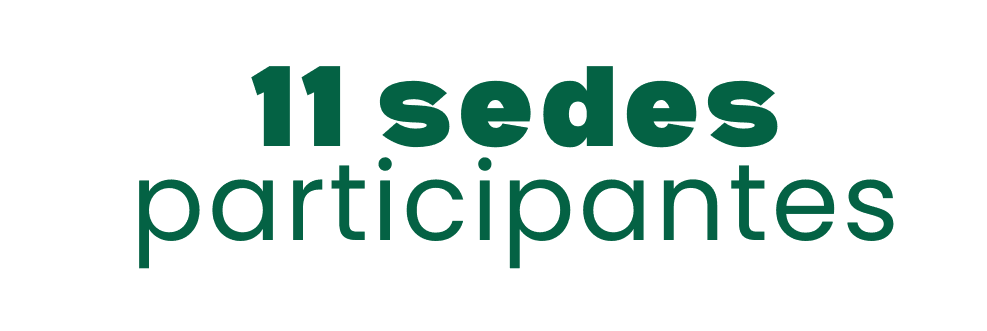 11 sedes participantes